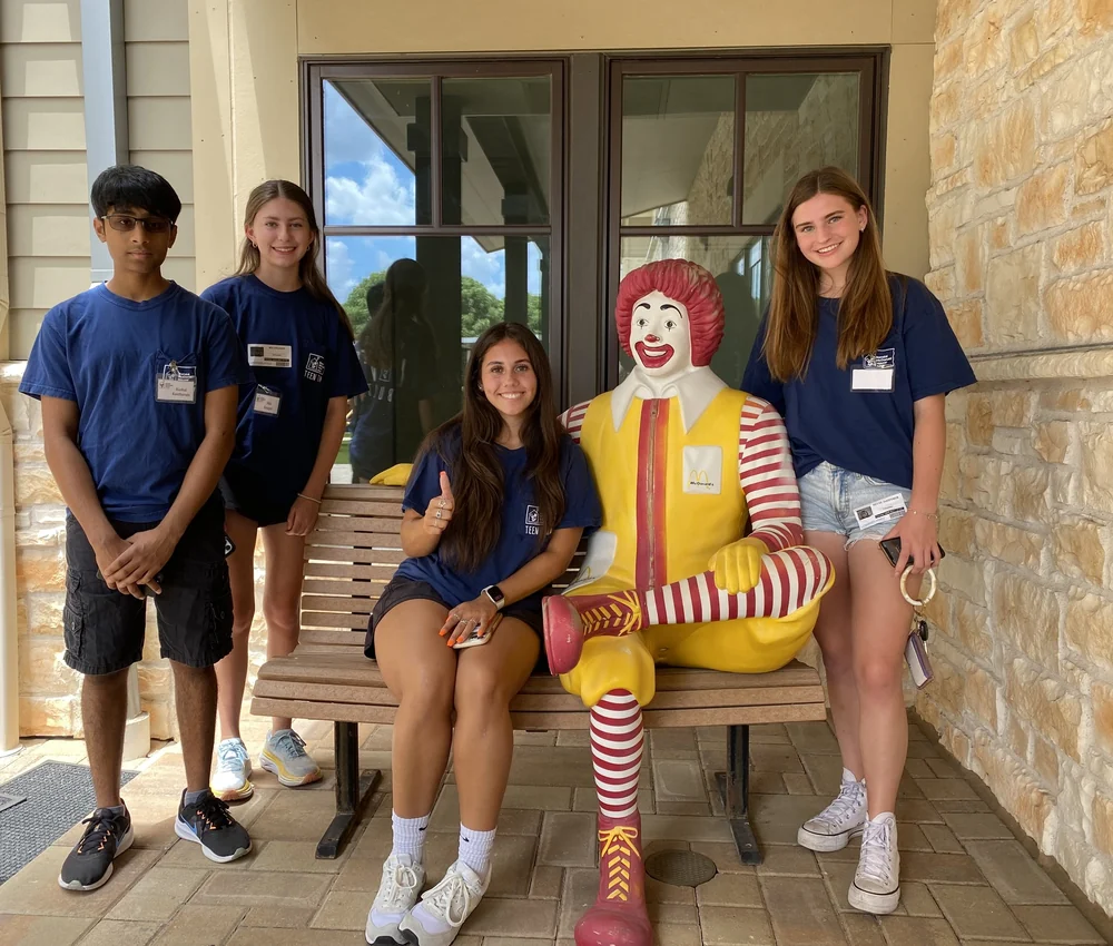 Teen Team volunteers at Ronald McDonald House Dallas