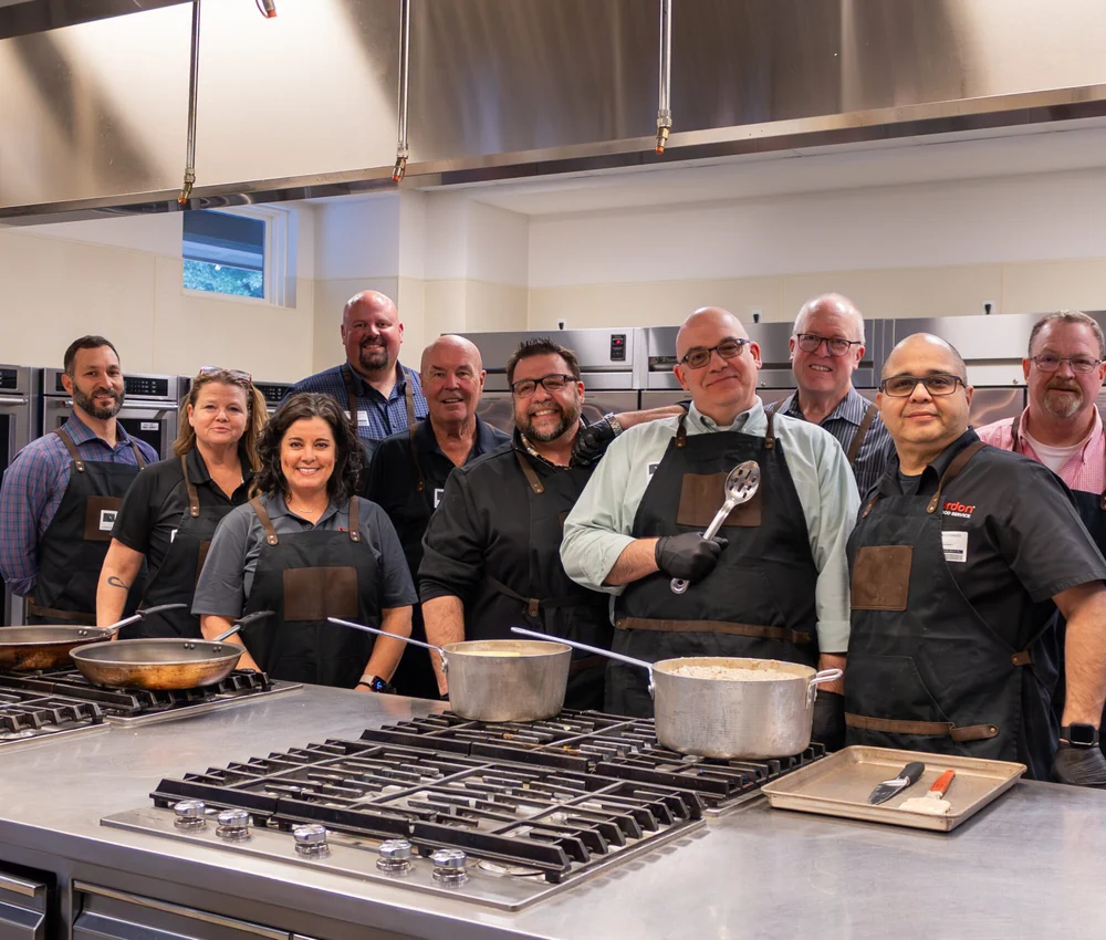 A volunteer group at Ronald McDonald House Dallas